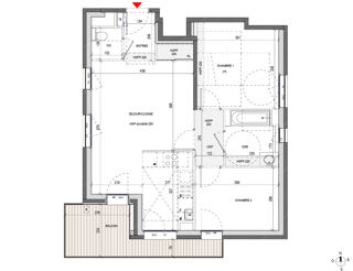  Appartement � vendre 3 pi�ces 64 m�