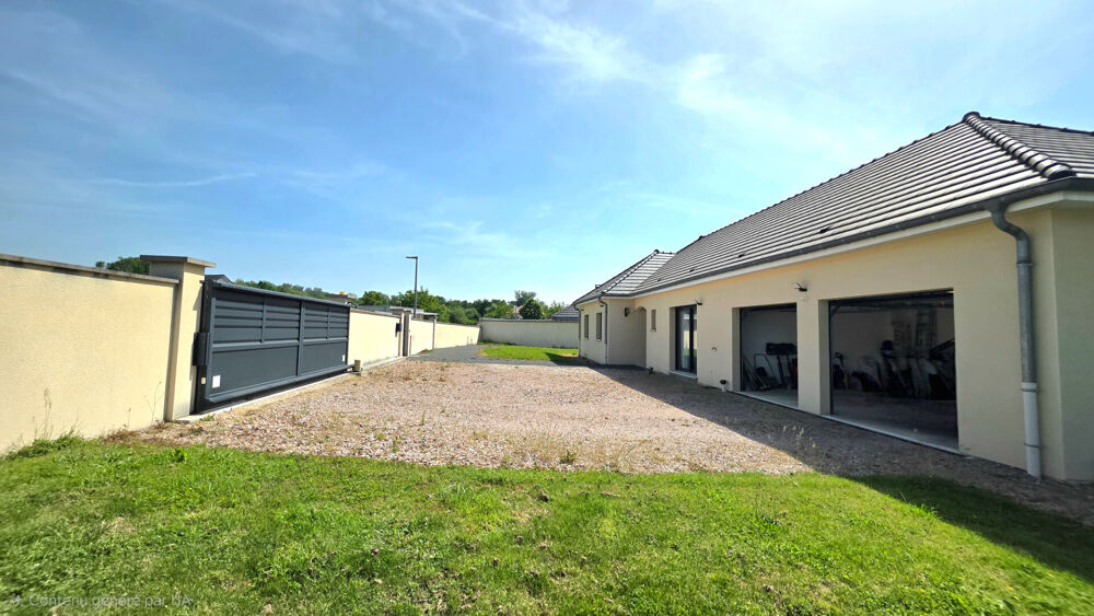 Maison familiale, terrain, double garage