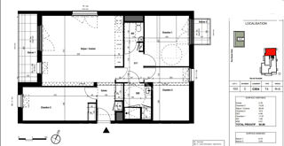  Appartement  vendre 4 pices 81 m