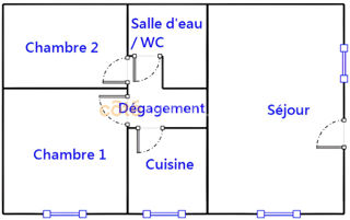  Appartement � vendre 3 pi�ces 36 m�