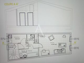  Appartement � vendre 1 pi�ce 31 m� La rochelle