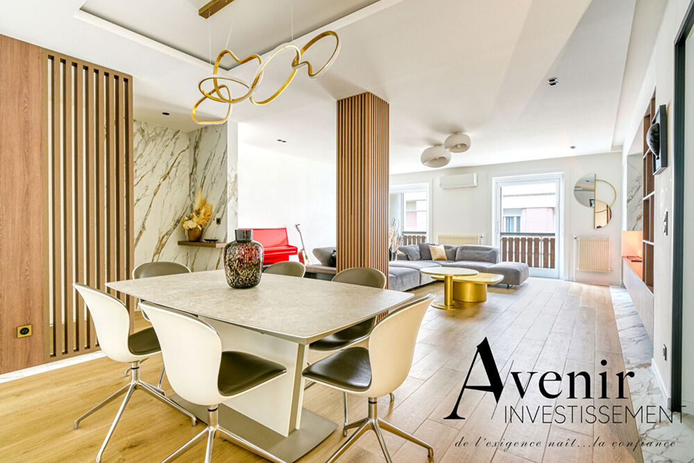 Appartement climatisé T5 165m2 - 4 chambres - Balcons - Lyon 6ème