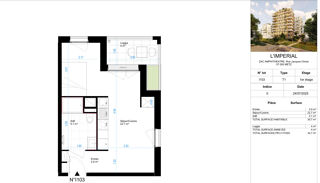  Appartement � vendre 1 pi�ce 31 m�