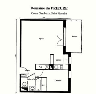  Appartement � vendre 2 pi�ces 48 m�