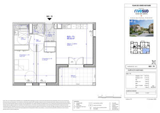  Appartement � vendre 3 pi�ces 65 m�