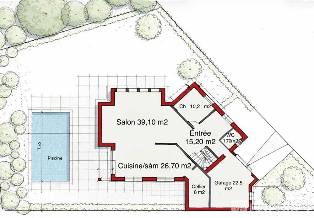 Maison haut de gamme à personnaliser - Quartier Bodenfeld - 6 pièces 162,30 m2 habitables