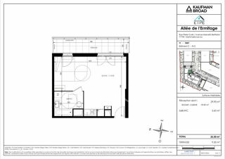  Appartement � vendre 1 pi�ce 36 m�