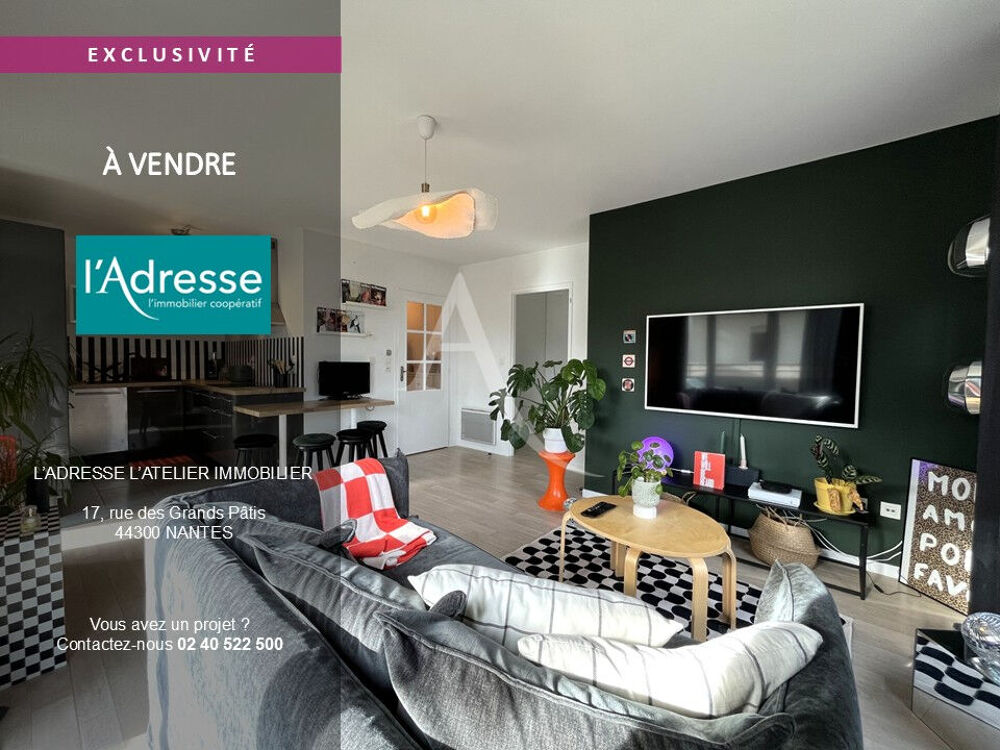 Appartement 2 pièces 50 m² · à Nantes · 50 m² · 189 900 €