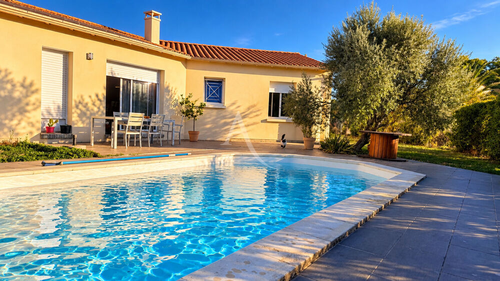Exclusivité - Pavillon de plain-pied avec 4 chambres, Bureau et piscine