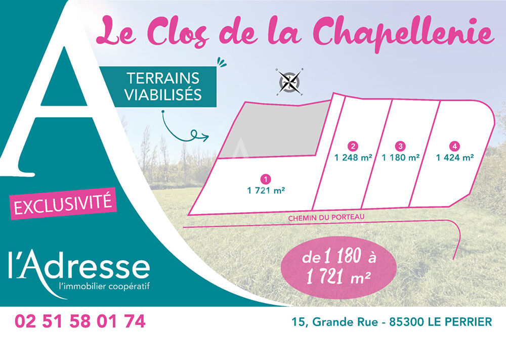Vente Terrain Terrain Le Perrier Le perrier