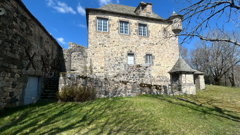 Manoir du XIVe siècle : Un balcon sur l'Aubrac et les Monts du Cantal