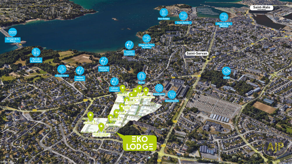 Programme neuf Saint Malo ! règlementation thermique RT 2012-20%, label bâtiment biosourcé niveau 1.