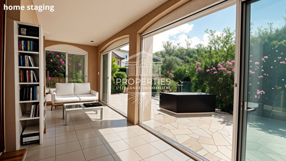 BORMES - T3 RENOVE - REZ-DE-JARDIN - LOGGIA - PISCINE - PARKING