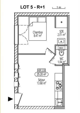  Appartement � vendre 2 pi�ces 25 m�