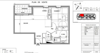  Appartement à vendre 2 pièces 56 m²