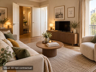 Vente Appartement Appartement Paris 3 pièce(s) 69.55 m2 Paris 15