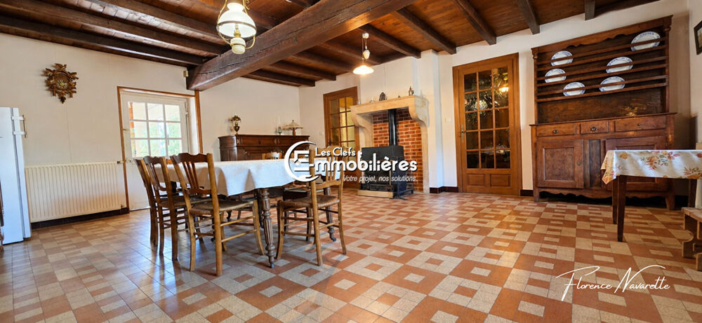 A Vendre en exclusivité ferme bressane de 110 m² 3 Chambres