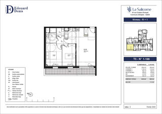  Appartement à vendre 3 pièces 61 m²