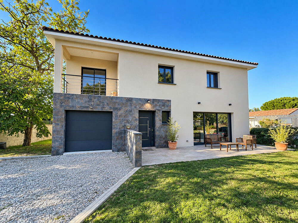 AUTERIVE - SECTEUR NORD - Maison contemporaine récente -117 m² - 3 chambres - Terrain arboré de 1 400 m²