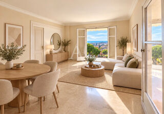Vente Appartement LE CANNET MAIRIE - QUARTIER HISTORIQUE - VUE MER PANORAMIQUE - PISCINE Le cannet