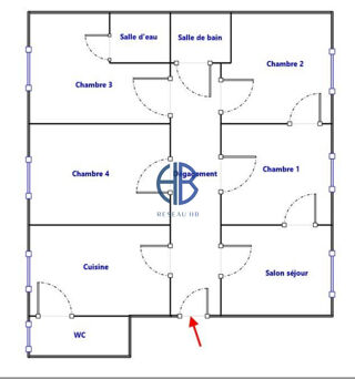  Appartement  vendre 5 pices 138 m