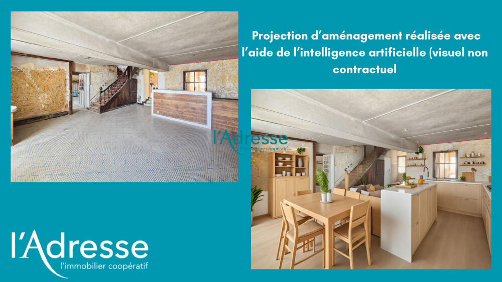Ensemble immobilier avec terrain constructible et dépendances
