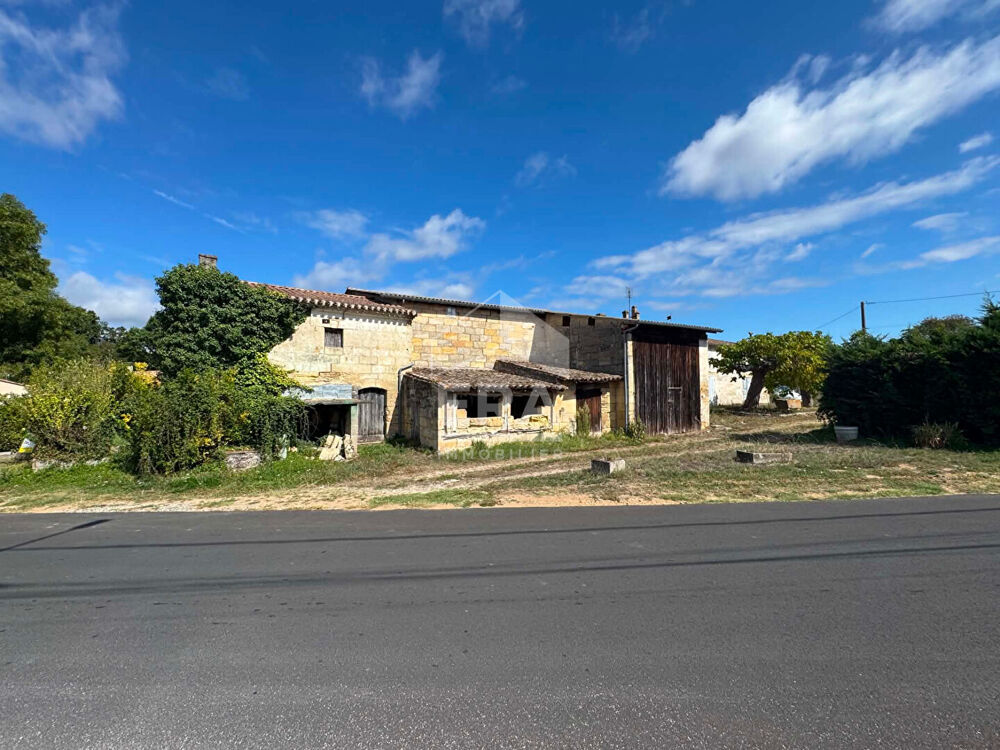 Vente Maison **Maison individuelle  ancienne à rénover 454 m² avec terrain 1 796 m² ? Grange en pierre, fort potentiel**33910 saint denis de St denis de pile