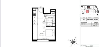  Appartement � vendre 1 pi�ce 26 m�