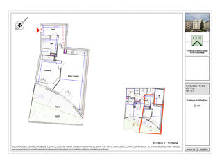  Appartement � vendre 2 pi�ces 52 m�