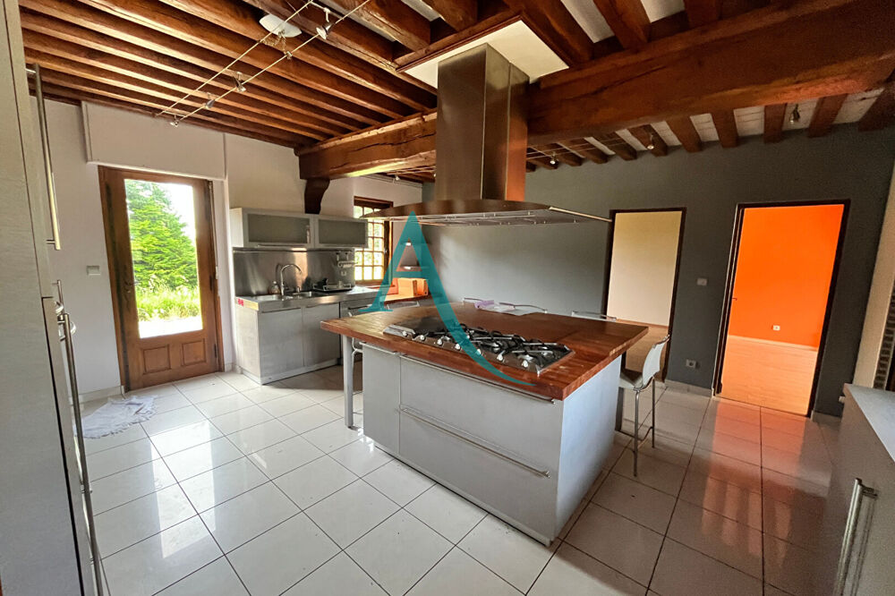 Chaumière , belle construction normande à Cauville Sur Mer 7 pièces