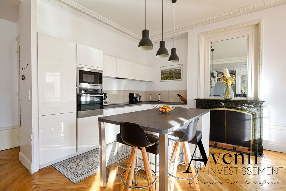 Vente Appartement Coeur Brotteaux - T5 de 141 m� - Bel ancien r�nov�, 4 chambres Lyon 6