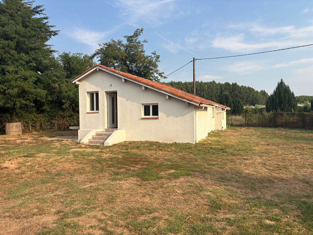 Maison de plain-pied 3 pièces avec grand terrain à Moissac