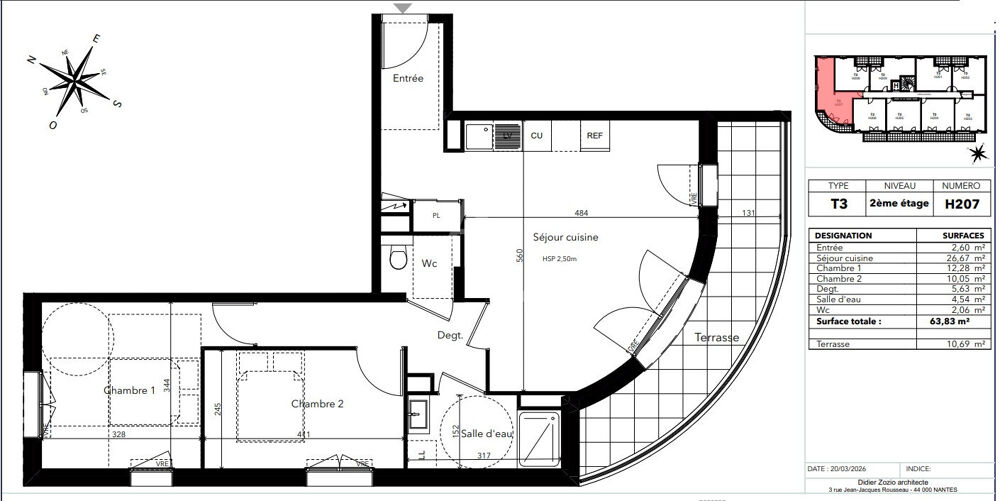 Vente Appartement Appartement NEUF T3 destiné aux séniors à Avrillé Avrille