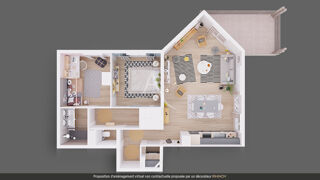  Appartement � vendre 3 pi�ces 