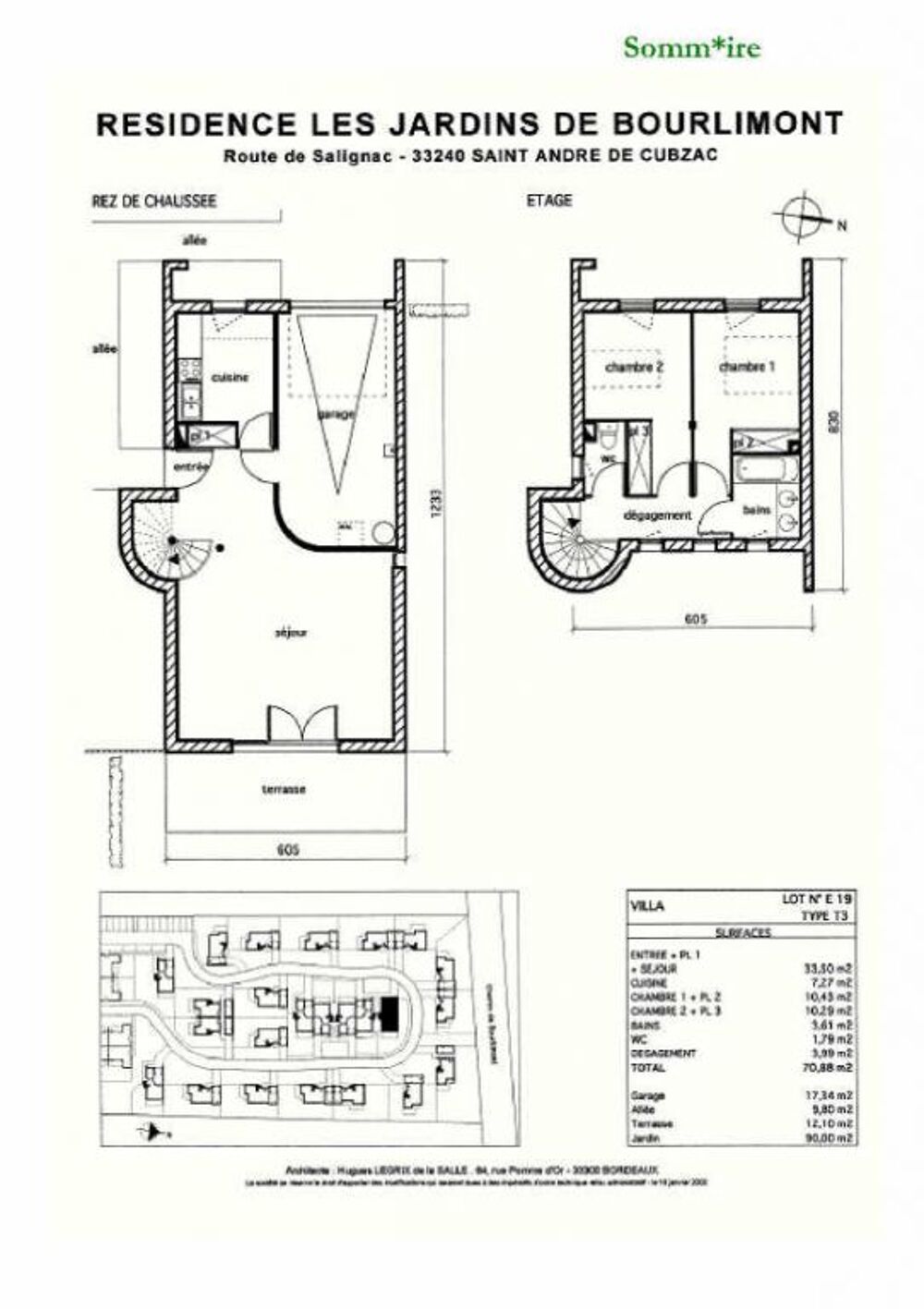 Location Maison T3 ST ANDRE DE CUBZAC - 3 pièce(s) - 70.88 m2 St andre de cubzac