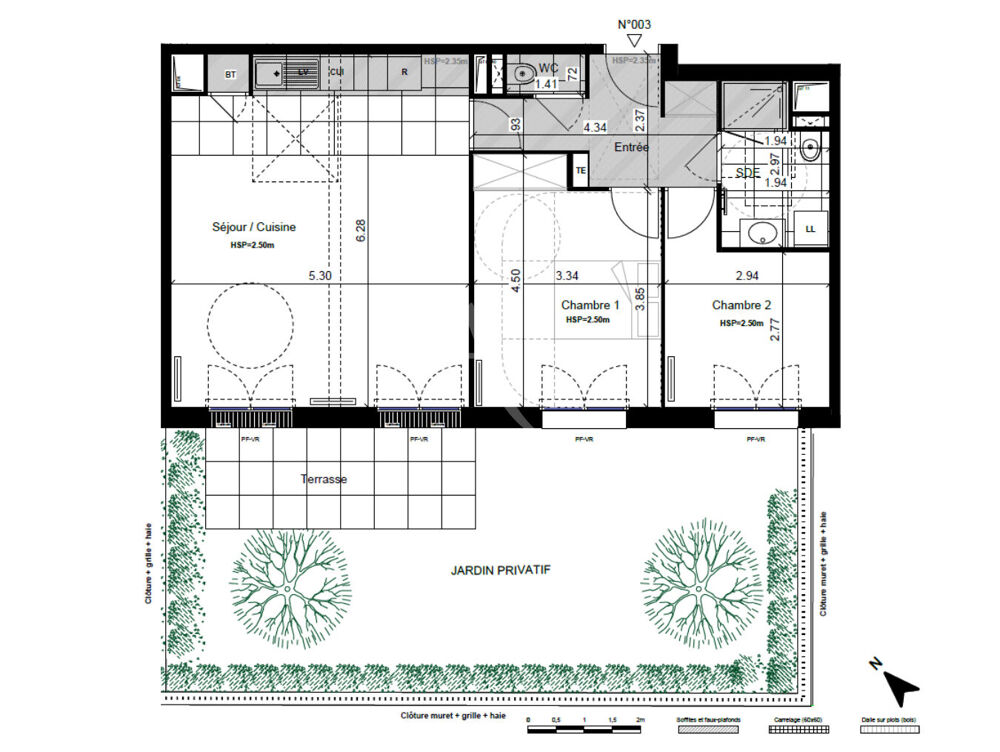 Appartement 3 pièces de 68.13 m² - Saint-Germain-en-Laye