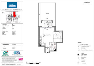  Appartement à vendre 2 pièces 40 m²