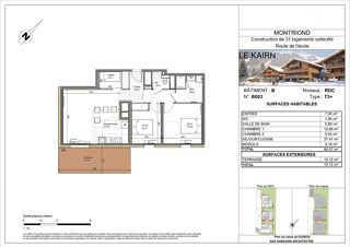  Appartement � vendre 3 pi�ces 69 m�