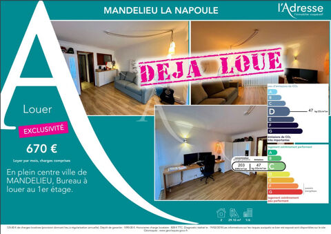 Bureaux Mandelieu La Napoule 29 m2 670 06210 Mandelieu la napoule