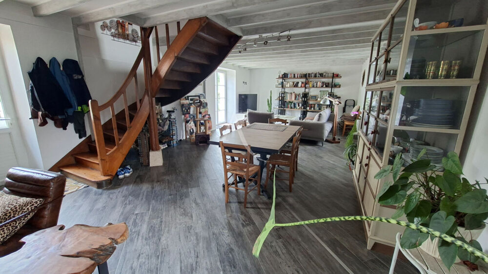 Maison 4 chambres + grange en campagne