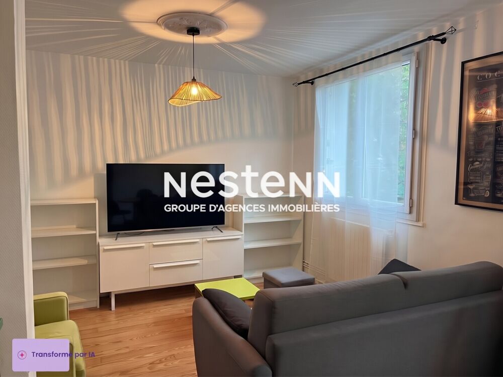 A louer à Vannes centre ville, appartement T3 meublé - 59.23 m2