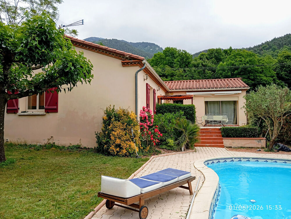 Villa 138m² Piscine, Garage /1100m² - PRATS DE MOLLO (66)