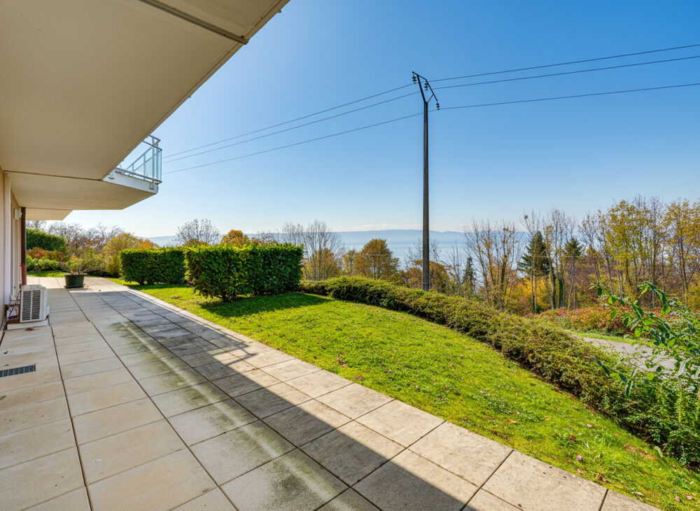Appartement Publier 5 pièces 85.48m² en rez-de-jardin avec petite vue lac