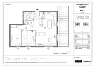  Appartement � vendre 3 pi�ces 72 m�