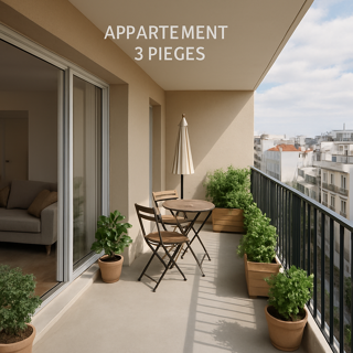  Appartement à vendre 3 pièces 69 m²