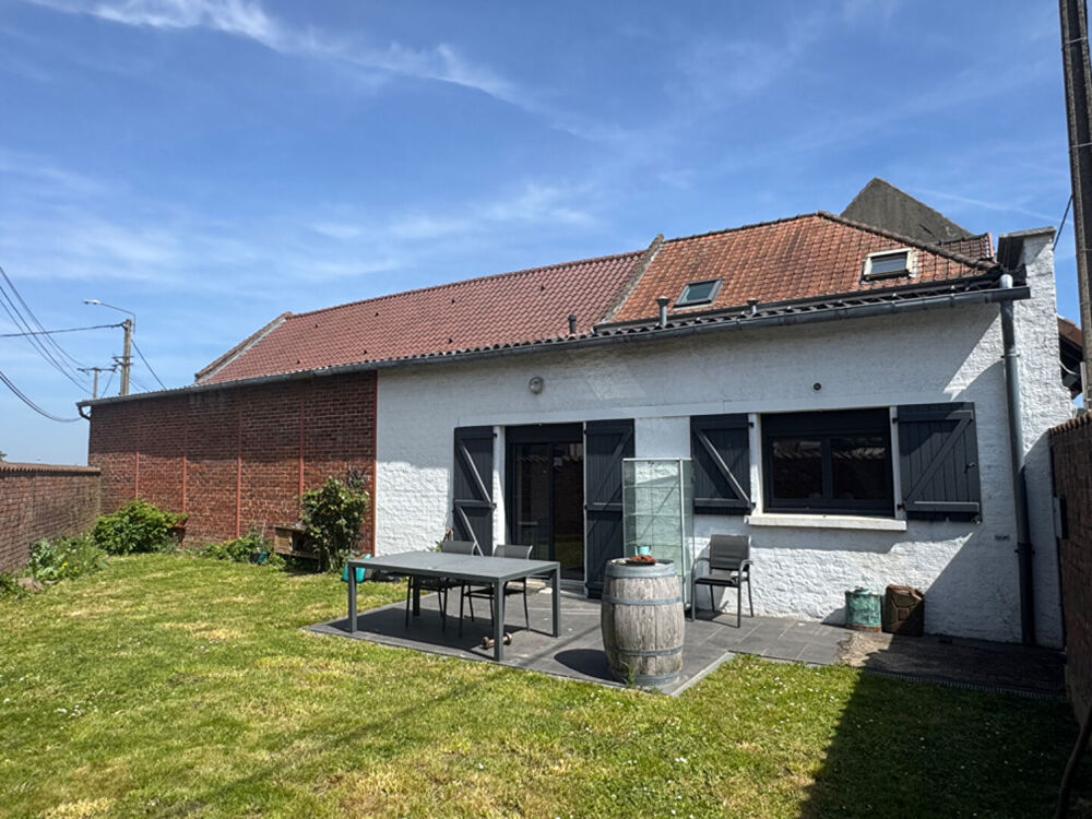 Longère semi-flamande - 107 m² - Terrasse, jardin, grand garage