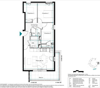  Appartement  vendre 4 pices 70 m