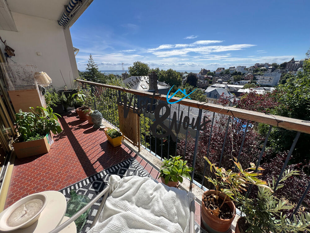 SAINTE-ADRESSE Appartement 3 pièces avec balcon terrasse et vue mer panoramique