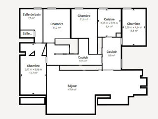  Appartement à vendre 5 pièces 137 m²