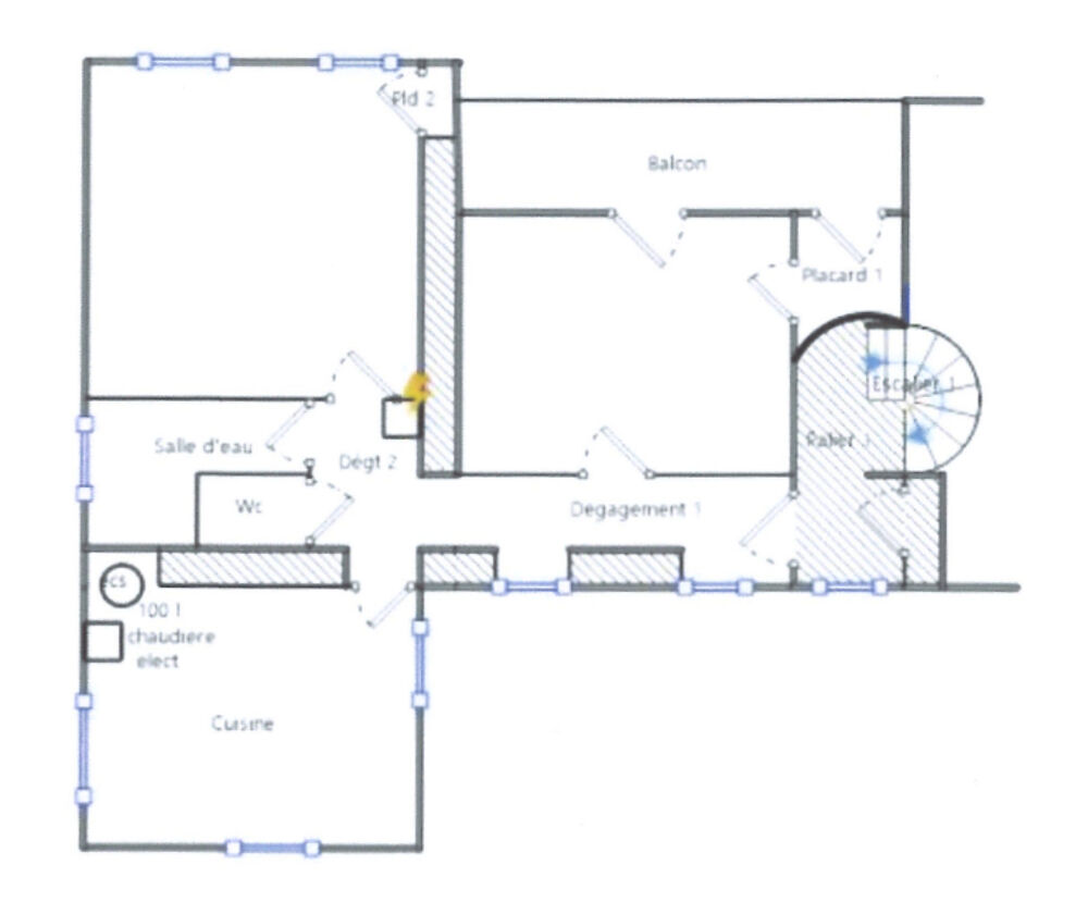 Location Appartement Appartement meublé Quimperlé 1 chambre - 67 m² avec balcon Quimperle